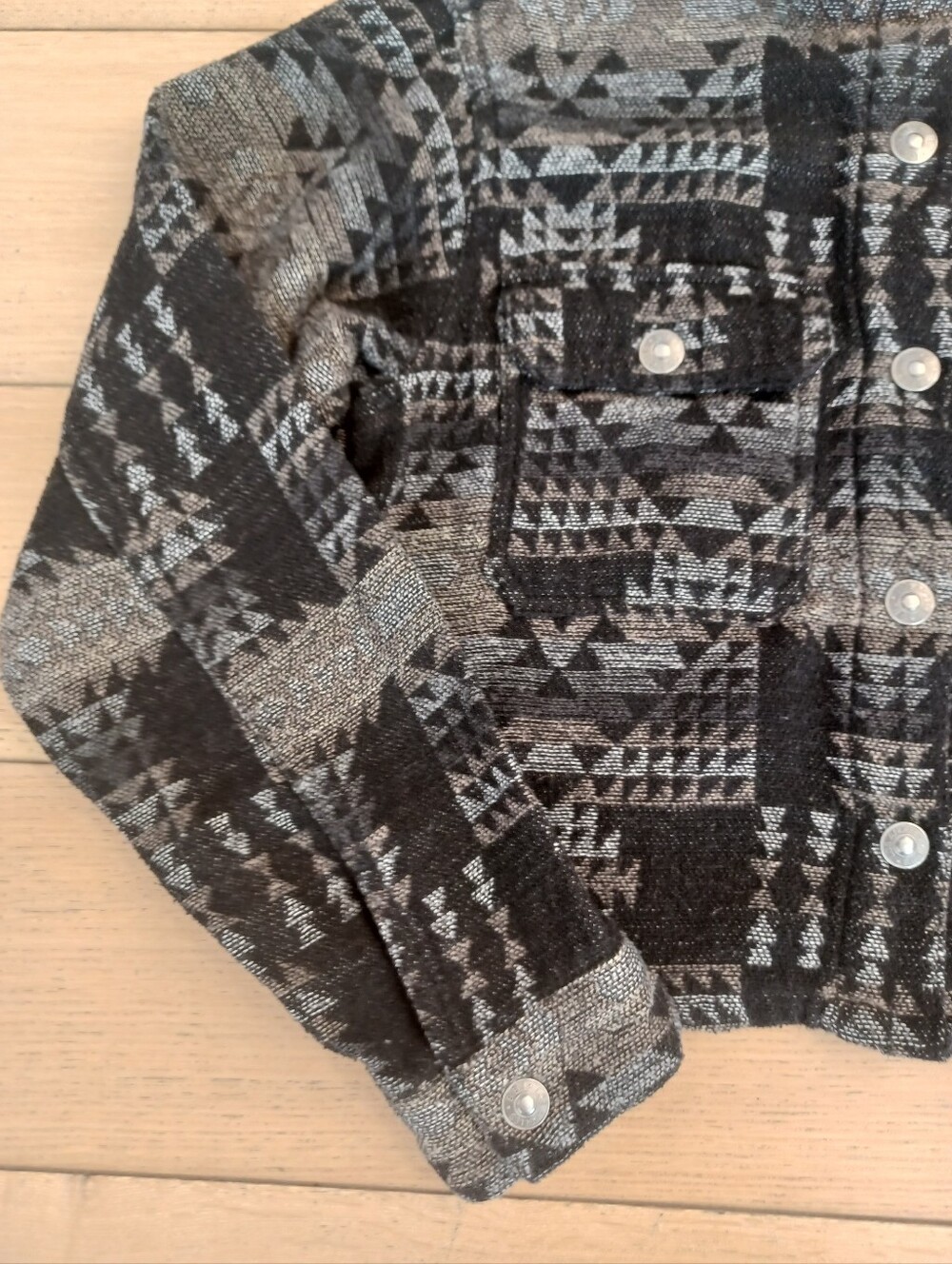 š¤š©¶š¤ BBJ LOS ANGELES AZTEC CROP WEAVE JACKET XS